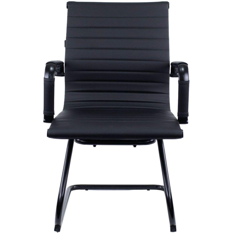 Конференц-кресло EV_ Everprof Leo Black CF экокожа черный