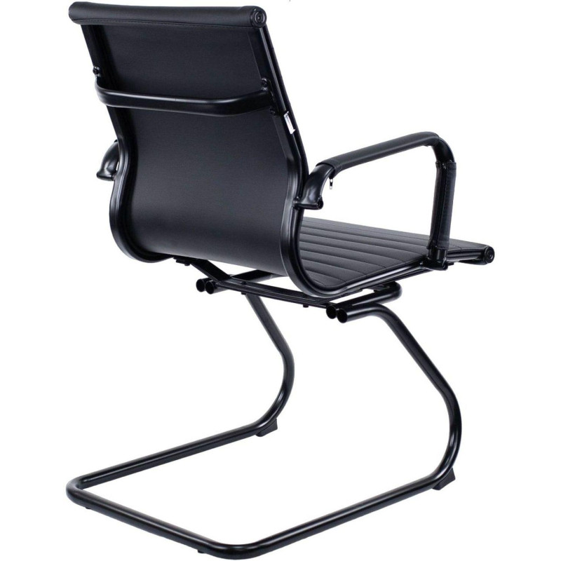 Конференц-кресло EV_ Everprof Leo Black CF экокожа черный