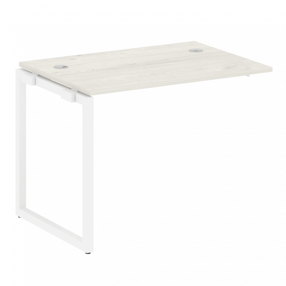 Metal System Quattro Проходной элемент рабочей станции на О-образном м/к 40БО.ПРС-СП-1.1 Дуб Наварра