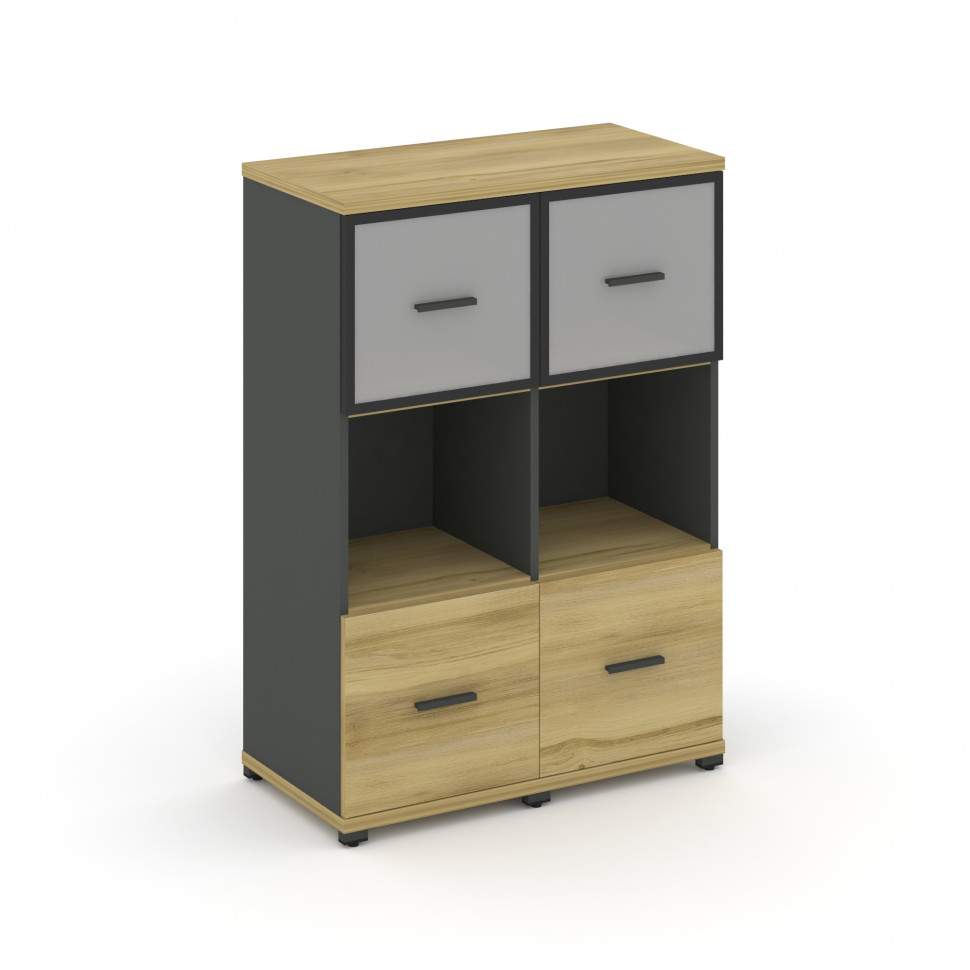 Concept Шкаф 2 узкие секции, 3 ниши CN.STU-325 RMB A Дуб Винченцо/Антрацит/Металл Антрацит/Сатин 836 Concept Шкаф 2 узкие секции, 3 ниши CN.STU-325 RMB A Дуб Винченцо/Антрацит/Металл Антрацит/Сатин 836