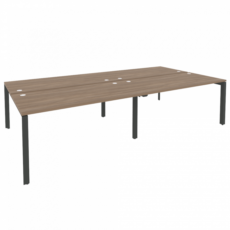 Onix Рабочая станция на П-образном м/к O.MP-D.RS-4.4.8 Дуб Аризона/Металл Антрацит 3160*1635*750