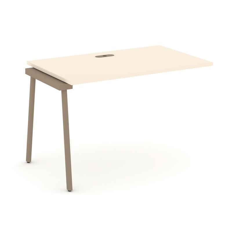 Estetica Наборный элемент рабочей станциии ES.1.NRS-2-LP Сатин/Металл Латте 1180*730*750 Estetica Наборный элемент рабочей станциии ES.1.NRS-2-LP Сатин/Металл Латте 1180*730*750