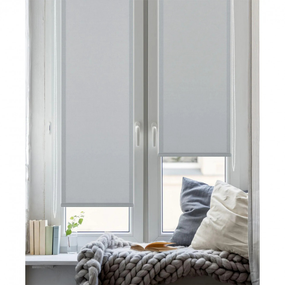 Рулонная штора Комус Мебель Stars - W1985 V610, 100х160, серый