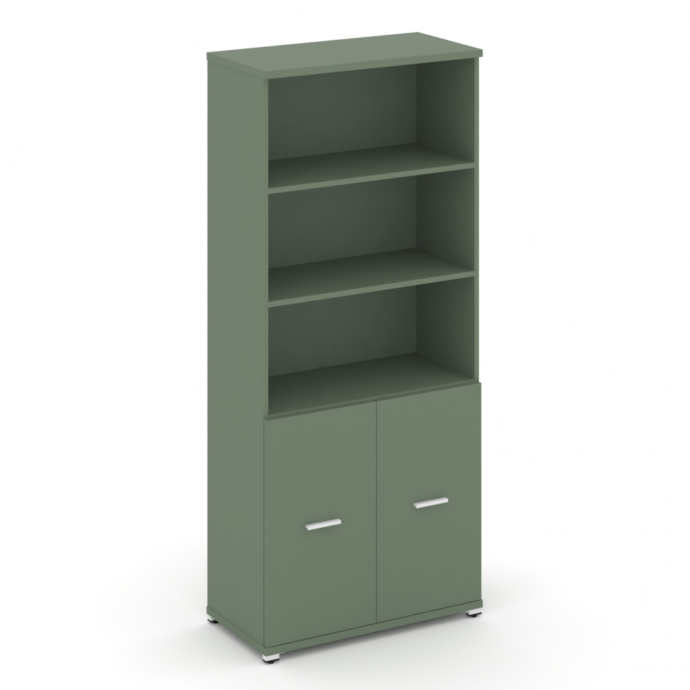 Concept Шкаф 1 широкая секция, 5 ниш CN.STS-511 W Кобо/Металл Белый 836*420*1922