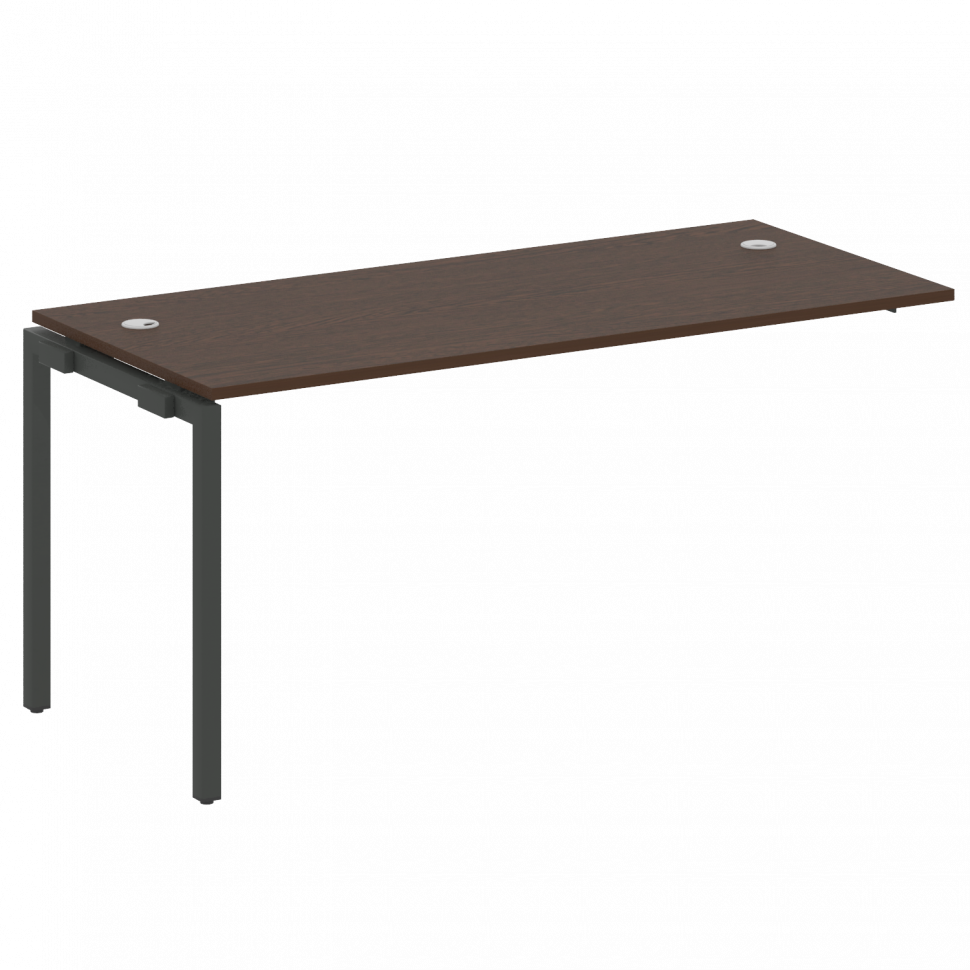 Metal System Quattro Проходной элемент рабочей станции на П-образном м/к 40БП.ПРС-СП-1.4 Венге Цаво/ Metal System Quattro Проходной элемент рабочей станции на П-образном м/к 40БП.ПРС-СП-1.4 Венге Цаво/