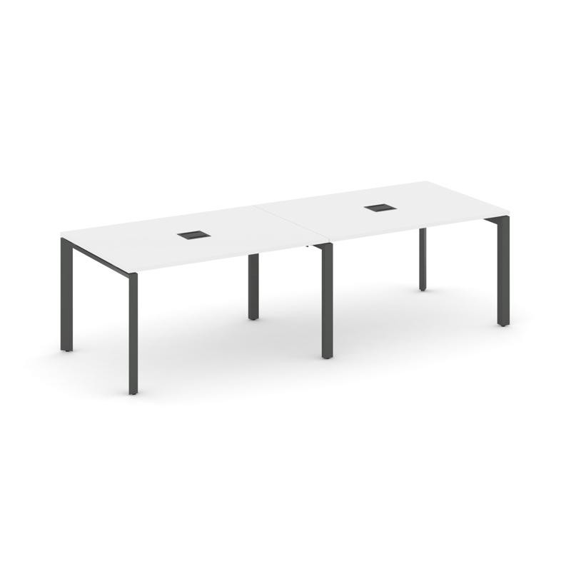 Style Project Стол переговорный SN-59P.SPRG-011 Белый/Металл Антрацит 1960*980*750