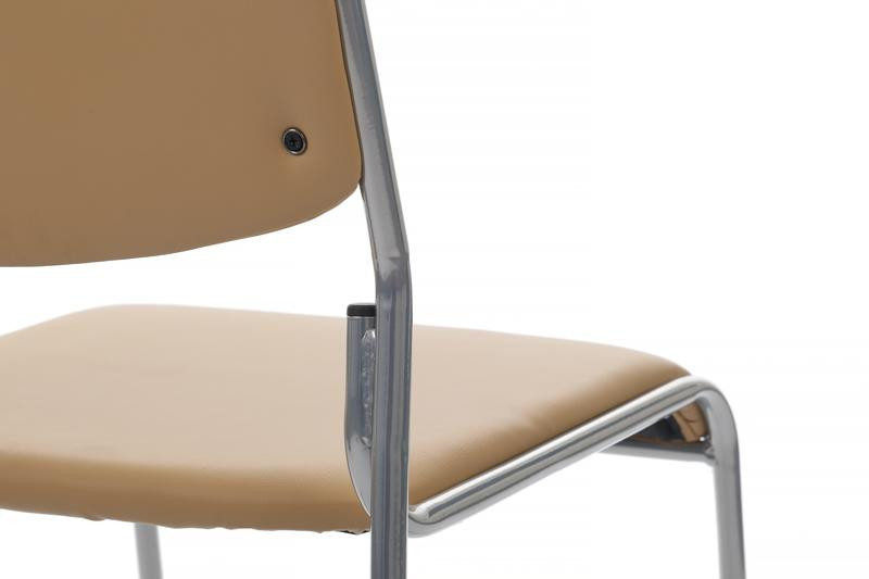 Кресло Никс RCH OMKL-02 Бежевый/Металл окрашенный Хром