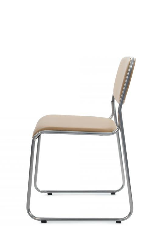 Кресло Никс RCH OMKL-02 Бежевый/Металл окрашенный Хром