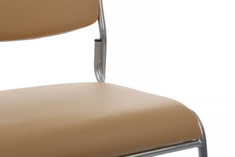 Кресло Никс RCH OMKL-02 Бежевый/Металл окрашенный Хром