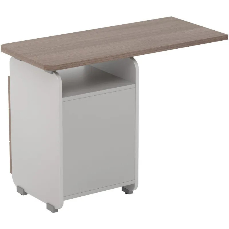 Тумба приставная Д_ Easy Contour 3ящ. с топом 1000х450 дуб шамони темный