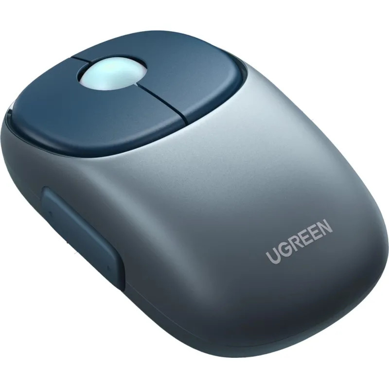Мышь компьютерная UGREEN MU102 (90538)WLS, FUN+, 2.4 GHz&BT, глубокий синий