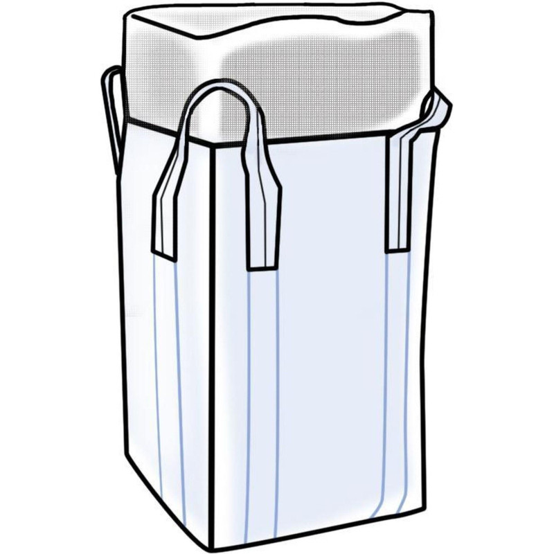 Биг Бэг 4-х стропный, 95x95x130 см., верх-юбка, дно глухое 1200 кг СПб