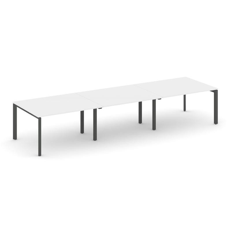Style Project Стол переговорный SN-59P.SPRG-053.3 Белый/Металл Антрацит 4140*1180*750