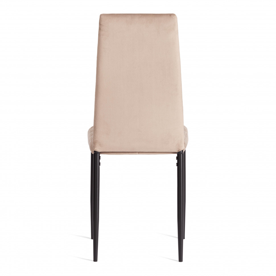 Стул Easy (mod. 24-1) металл, вельвет, 49 х 41 х 98 см, Beige (бежевый) HLR8 / черный