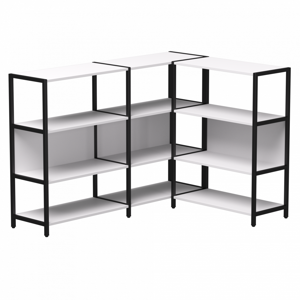 Набор стеллажных систем №14 Everprof EVO (ЭВО) 1635x1215x1120 Белый/Черный