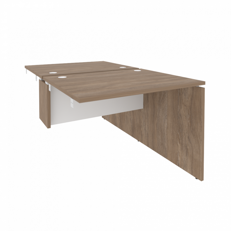 Onix Стол-приставка двойной к опорным элементам O.D.SPR-1.8 Дуб Аризона/Белый Бриллиант 980*1635*750 Onix Стол-приставка двойной к опорным элементам O.D.SPR-1.8 Дуб Аризона/Белый Бриллиант 980*1635*750