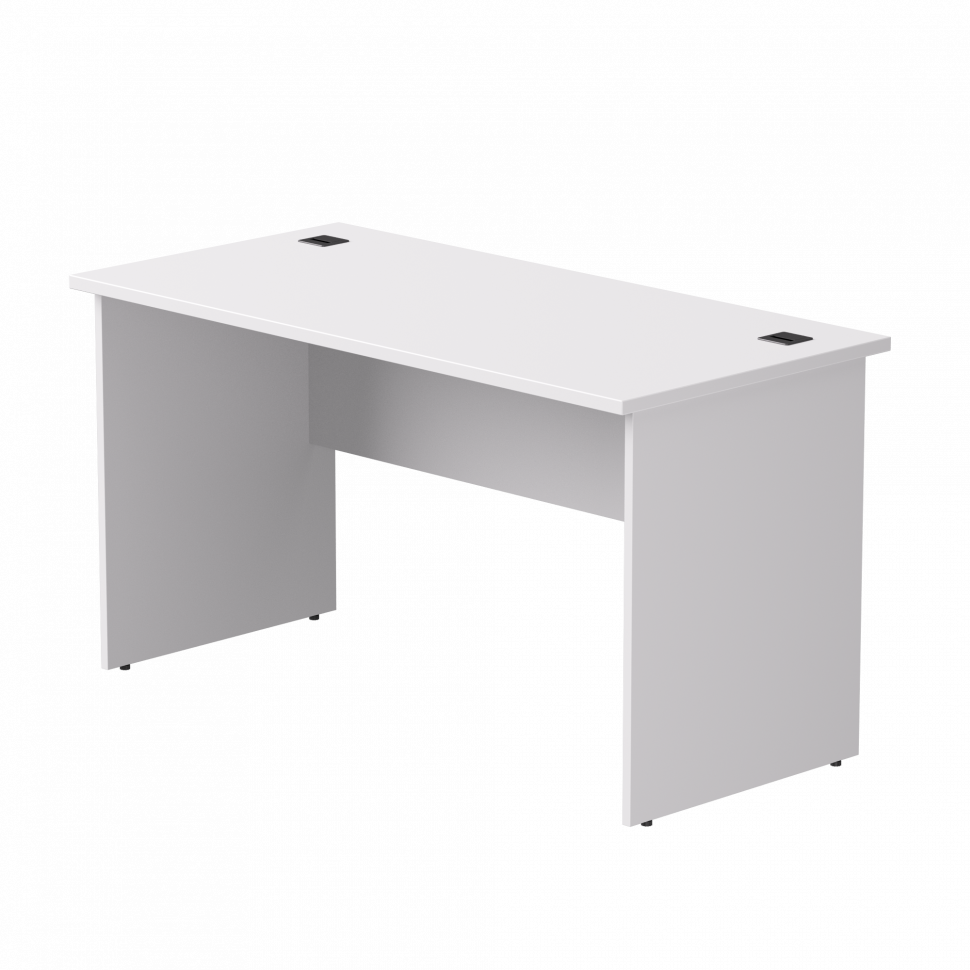 Стол прямой Everprof EVO (ЭВО) опоры ЛДСП 1380х670х755 мм Белый