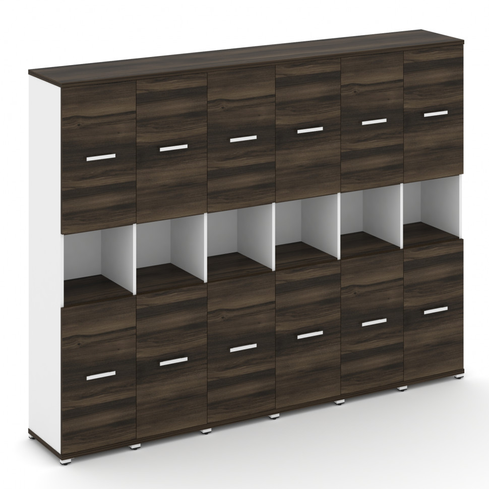 Concept Шкаф 6 узких секций, 5 ниш CN.STU-563 W Дуб Мали/Белый Бриллиант/Металл Белый 2500*420*1922 Concept Шкаф 6 узких секций, 5 ниш CN.STU-563 W Дуб Мали/Белый Бриллиант/Металл Белый 2500*420*1922