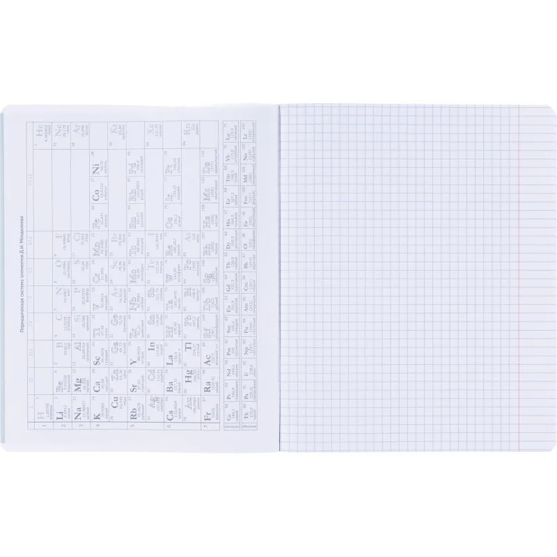 Тетрадь предметная BS, А5, 48л., клетка, скрепка. Oblivion, химия N4521