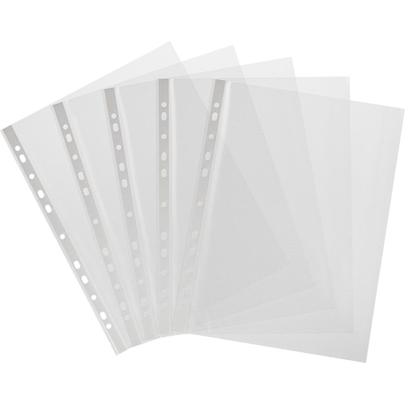 Файл-вкладыш А4 60 мкм  Attache 100 шт, рифленные