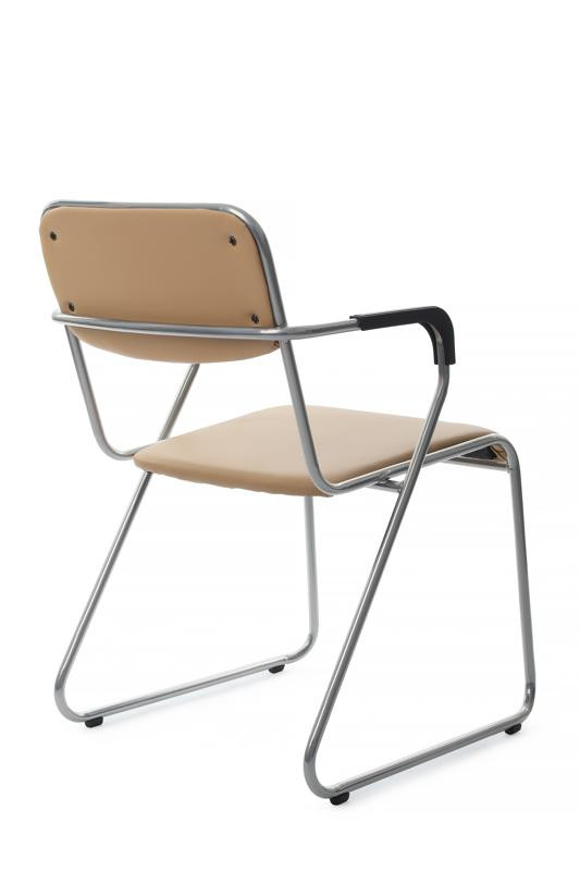 Кресло Nix Plus RCH OMKL-04 Бежевый/Металл окрашенный Хром