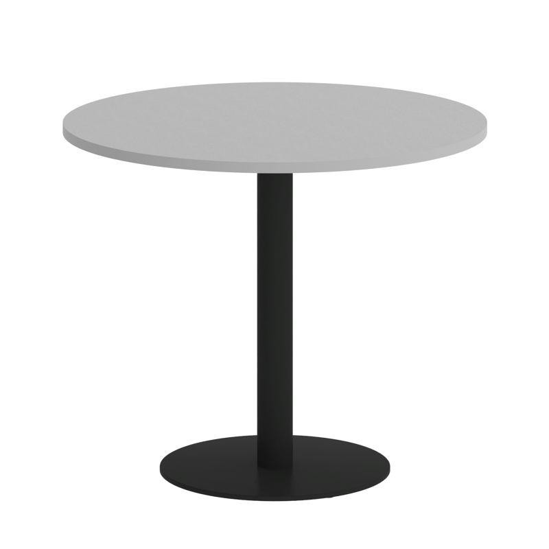 Riva Стол круглый А.СПРГ-1 Серый/Металл Черный 900*900*750