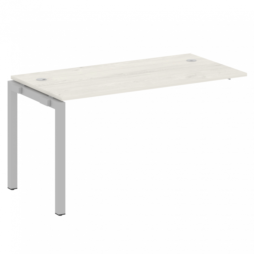 Metal System Quattro Проходной элемент рабочей станции на П-образном м/к 50БП.ПРС-СП-1.3 Дуб Наварра