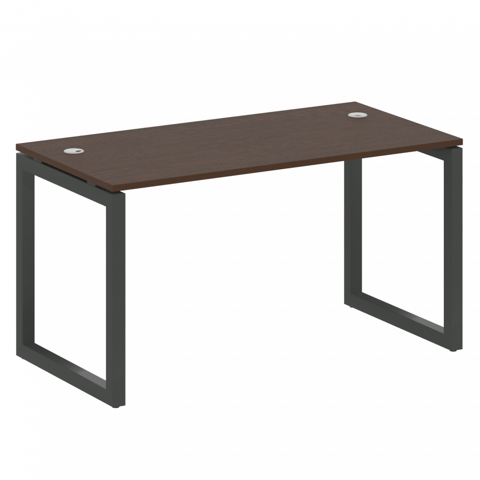 Metal System Quattro Стол письменный на О-образном м/к 50БО.СП-3 Венге Цаво/Металл Антрацит 1400*720 Metal System Quattro Стол письменный на О-образном м/к 50БО.СП-3 Венге Цаво/Металл Антрацит 1400*720