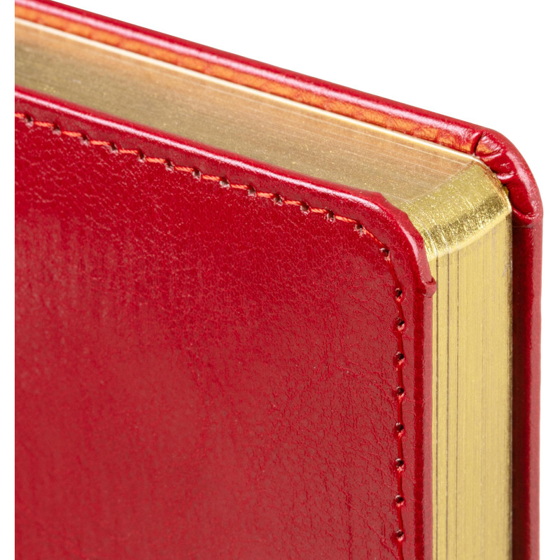 Ежедневник недатированный ATTACHE Gold А5, 143х210мм, 160л, бордо