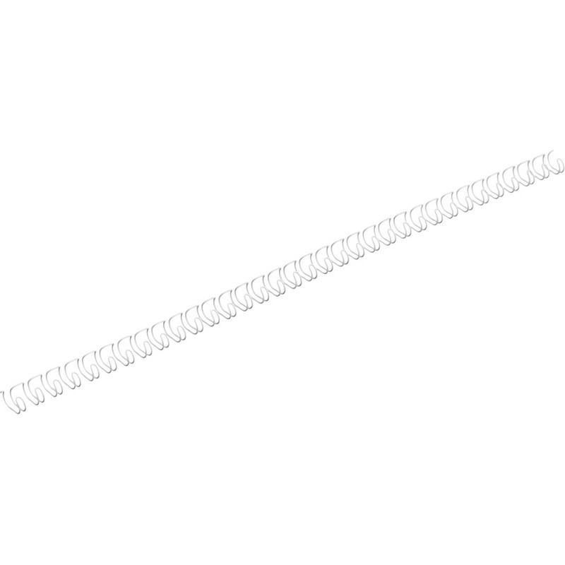 Пружины для переплета металлические Promega office 6,4мм белые 100шт/уп.