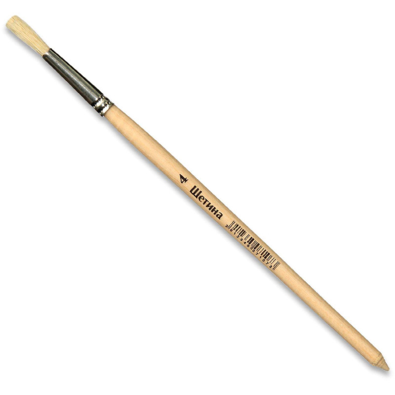 Кисть №1 School щетина круглая №4