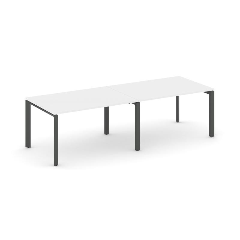 Style Project Стол переговорный SN-59P.SPRG-011.3 Белый/Металл Антрацит 1960*980*750