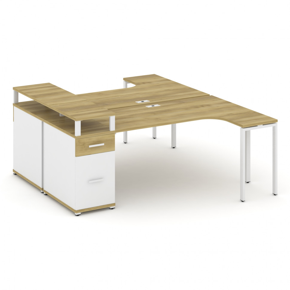 Concept Рабочая станция CN.DSA-408 W Дуб Винченцо/Белый Бриллиант/Металл Белый 2000*1180*917 Concept Рабочая станция CN.DSA-408 W Дуб Винченцо/Белый Бриллиант/Металл Белый 2000*1180*917