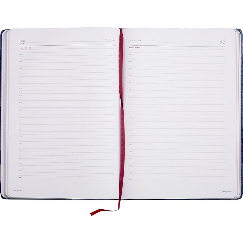 Ежедневник недатированный А4, Sidney Nebraska синий, 3-539/04