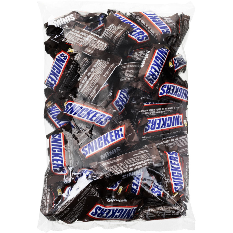 Шоколадный батончик Snickers мини, 1 кг