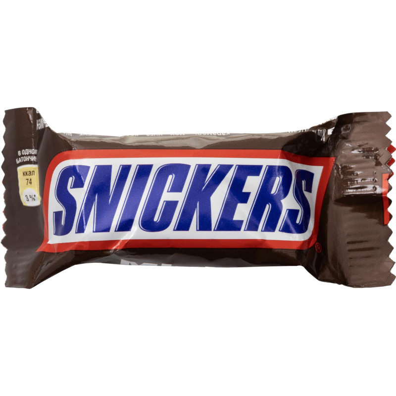 Шоколадный батончик Snickers мини, 1 кг