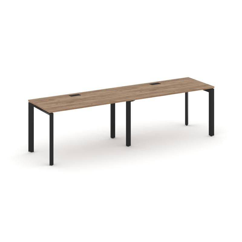 Style Project Рабочая станция односторонняя SN-59P.ORS-022 Дуб Табак/Металл Черный/Черный Заглушка 2