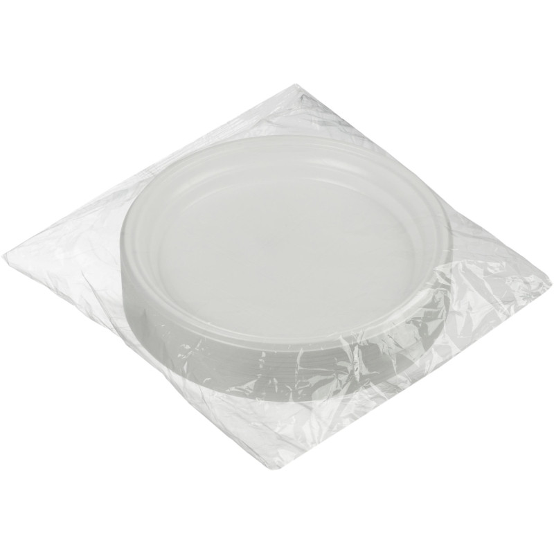 Тарелка одноразовая d=205мм, белая, ПС 1800 шт/кор (1273708)