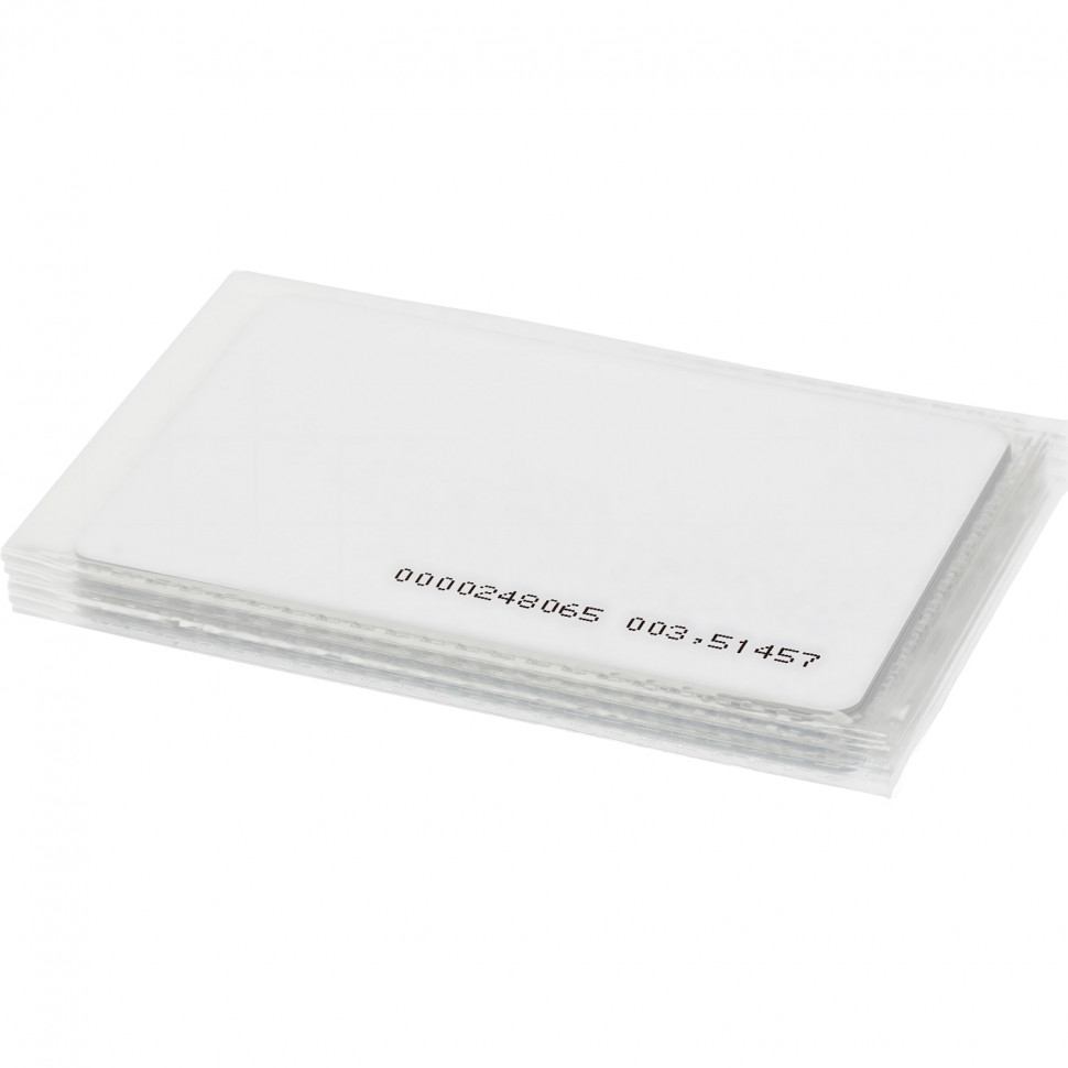 Карта бесконтактная Bigtech EM-Marine тонк чтен под печать с ном 200 шт/уп