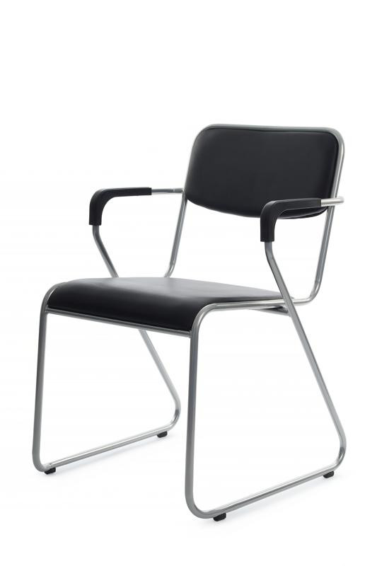 Кресло Никс Плюс RCH OMKL-03 Черный/Металл окрашенный Хром