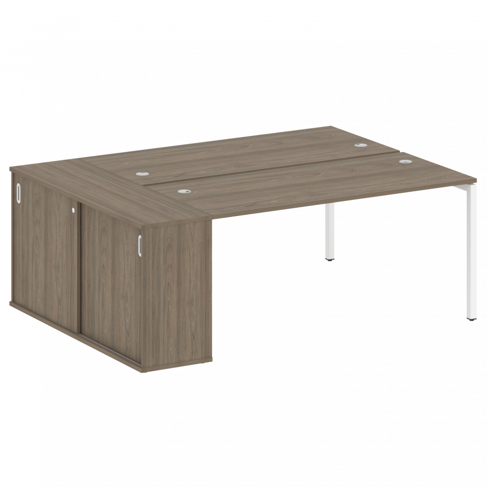 Metal System Quattro Рабочая станция с шкафом-купе на П-образном м/к 40БП.РС-СШК-1.4 Т Вяз Благородн Metal System Quattro Рабочая станция с шкафом-купе на П-образном м/к 40БП.РС-СШК-1.4 Т Вяз Благородн