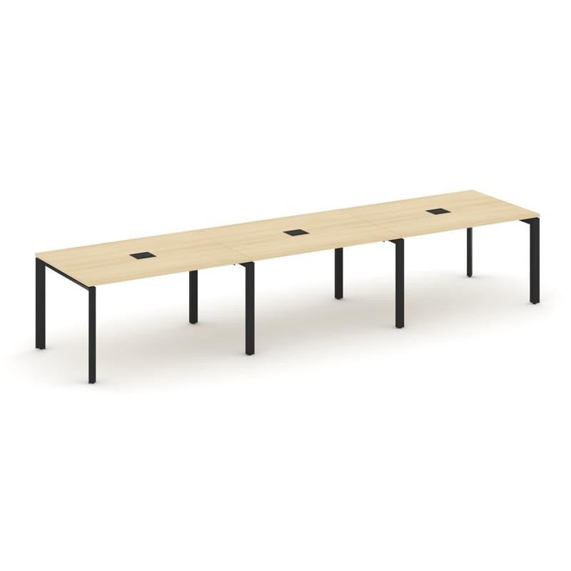 Style Project Стол переговорный SN-59P.SPRG-024 Акация Лорка/Металл Черный 4740*980*750