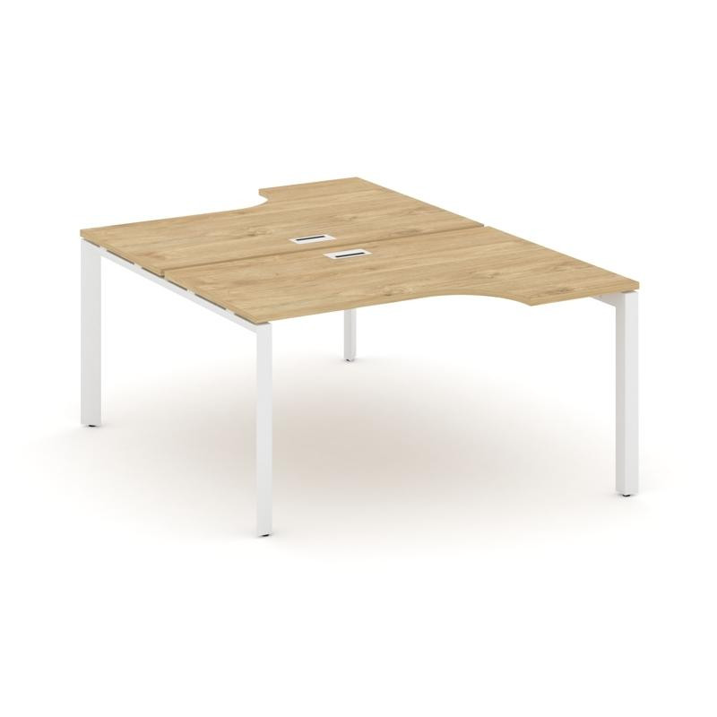 Style Project Рабочая станция эргономичная SN-59P.DRPA-002 Тиквуд Светлый/Металл Белый/Белый Заглушк