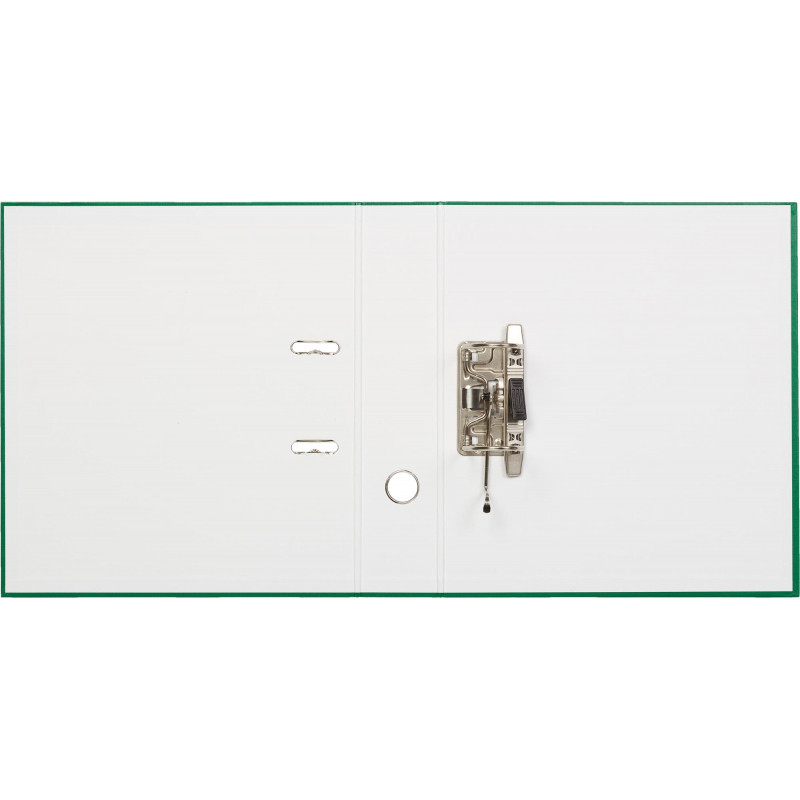 Папка-регистратор ECONOMY б/мет.уг,70мм,зел,ПБП1,карм.кор