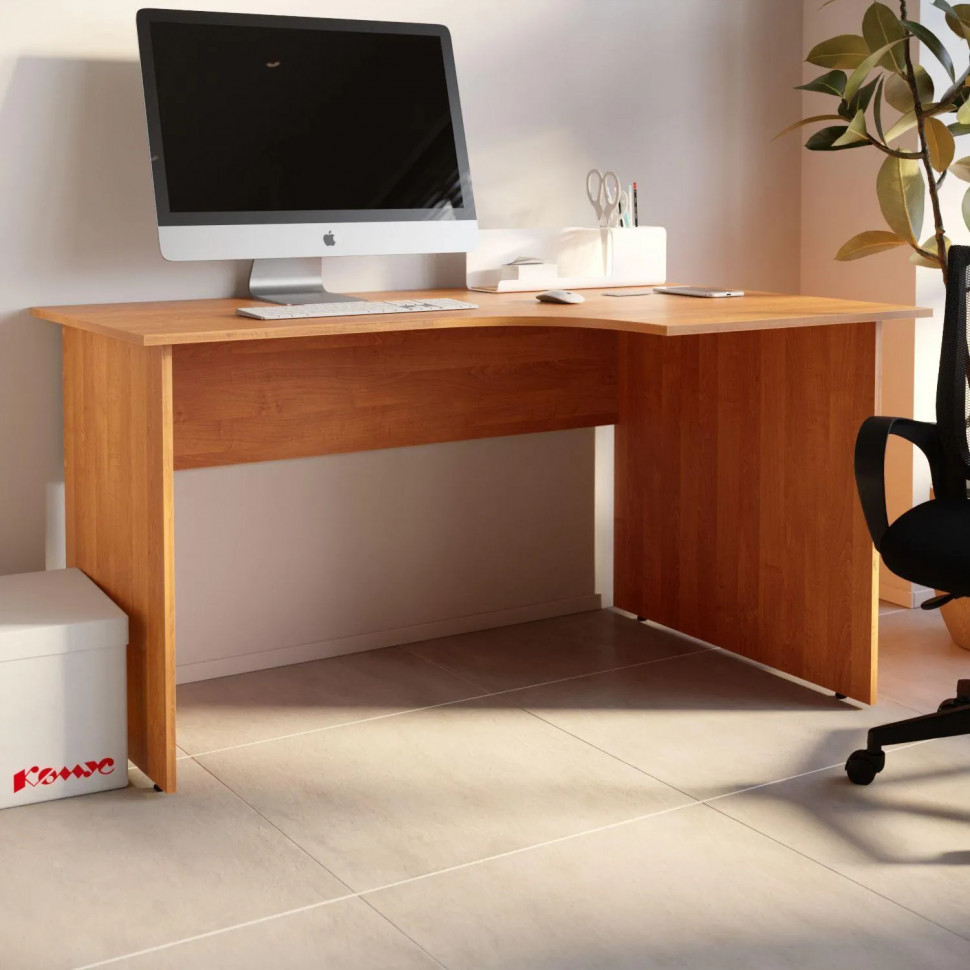 Стол эргономичный Easy LT Оптима правый 1350х880/590х740 Ольха