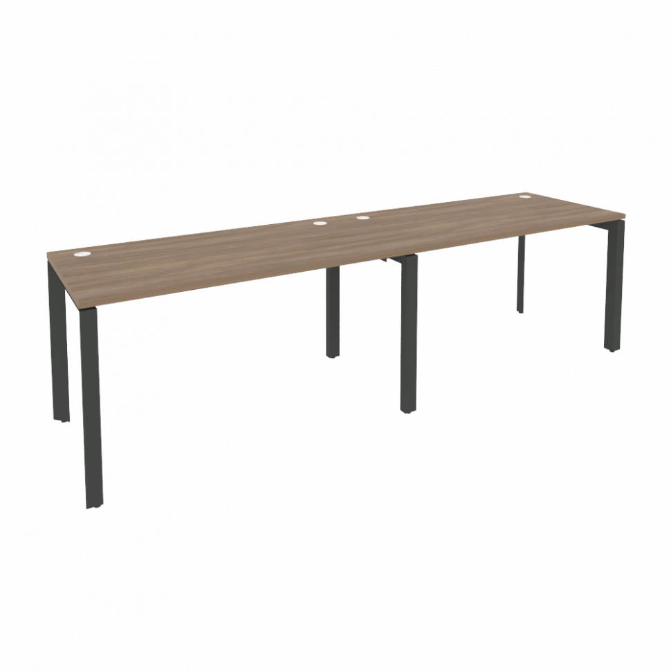 Onix Рабочая станция на П-образном м/к O.MP-RS-2.3.7 Дуб Аризона/Металл Антрацит 2760*720*750