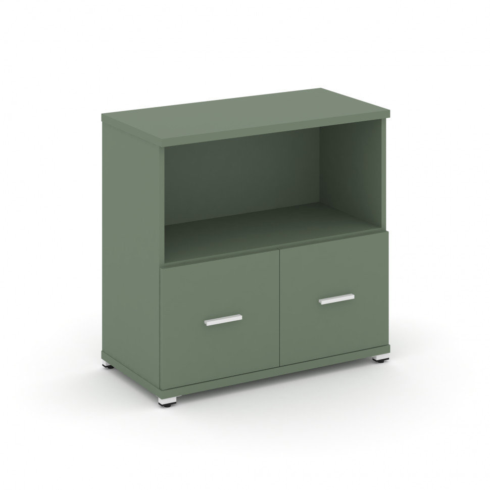 Concept Шкаф 1 широкая секция, 2 ниши CN.STS-211 W Кобо/Металл Белый 836*420*818