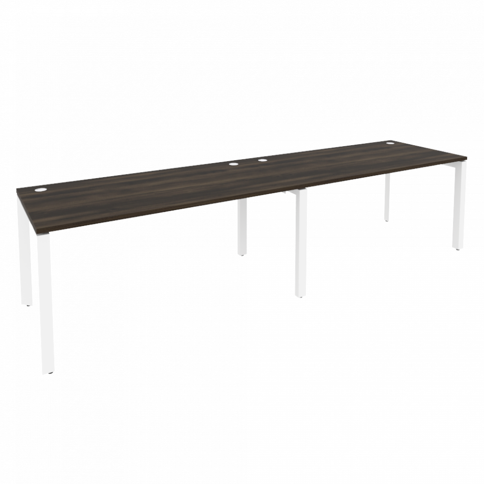 Onix Рабочая станция на П-образном м/к O.MP-RS-2.4.8 Дуб Мали/Металл Белый 3160*800*750