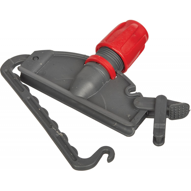 Держатель МОПа Кентукки 15см пластик т.серый/красный IM210