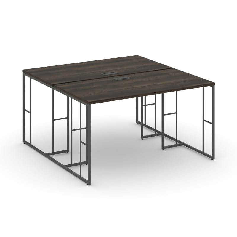 Rift Рабочая станция RF.DRS-003 Дуб Мали/Металл Антрацит 1380*1232*750